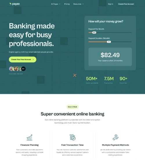 Banking Web Design