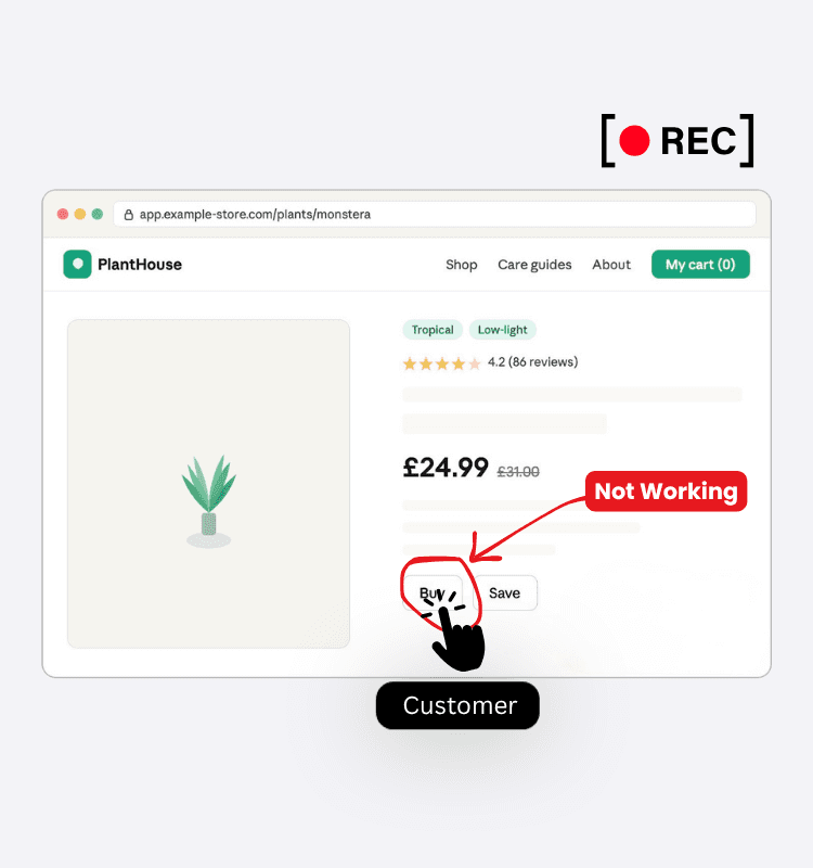 Three ways to capture a bug using the Bugtrotter widget and links.