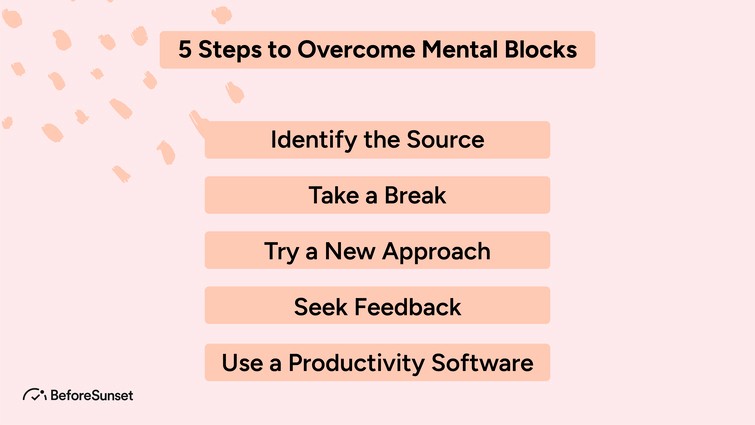 5 Steps to Overcome Mental Blocks