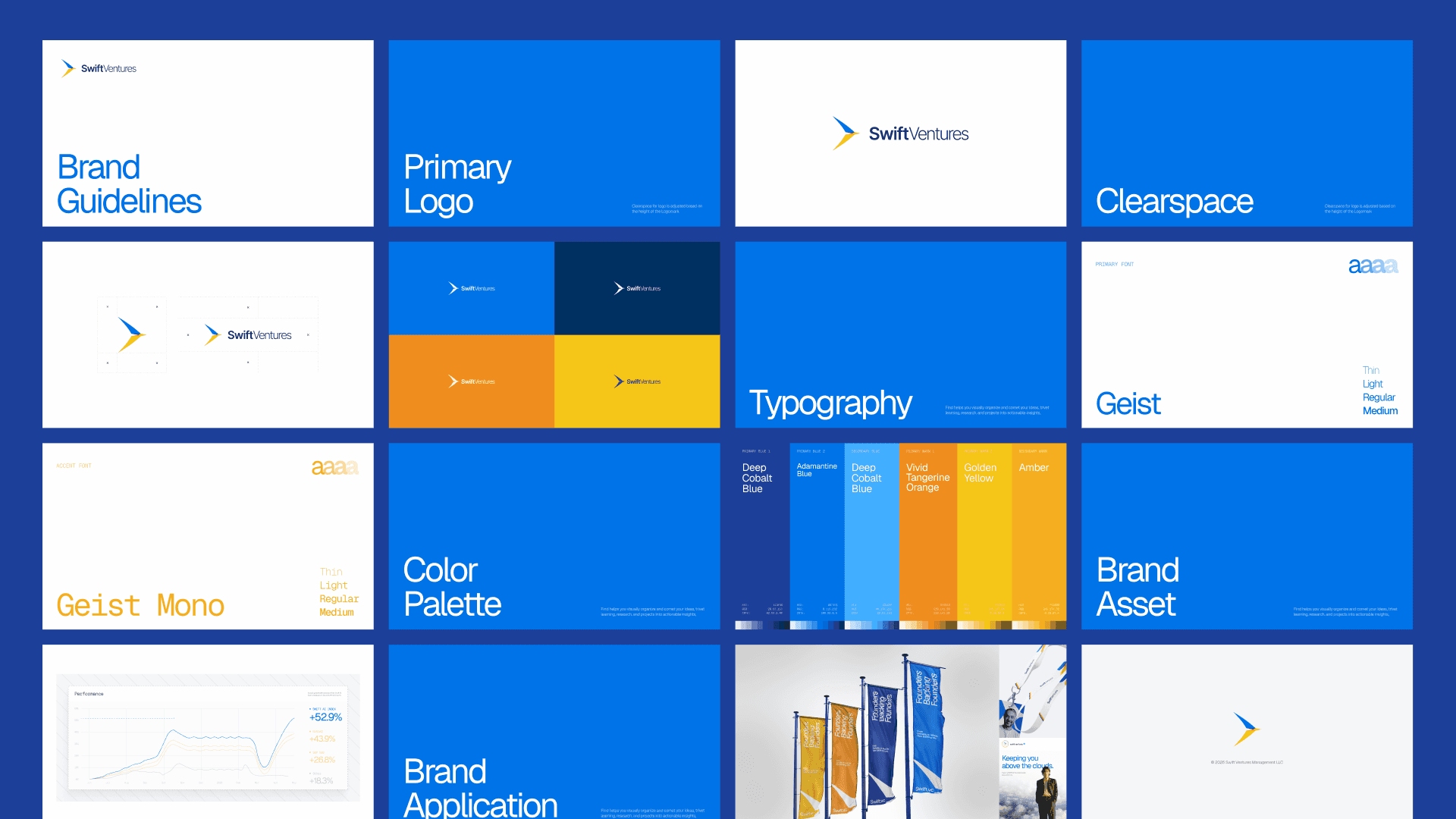 Swift VC Concept Brand Guide: Examples of Consistent Branding