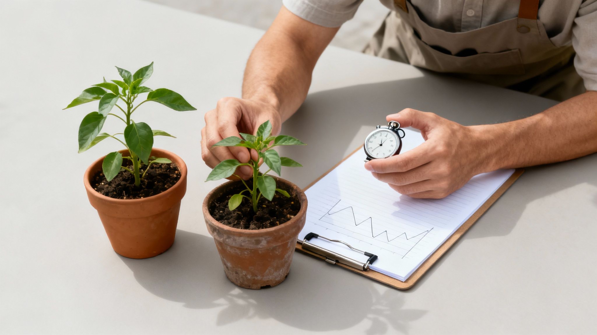 A person analyzing financial charts on a computer screen, representing investment performance measurement.