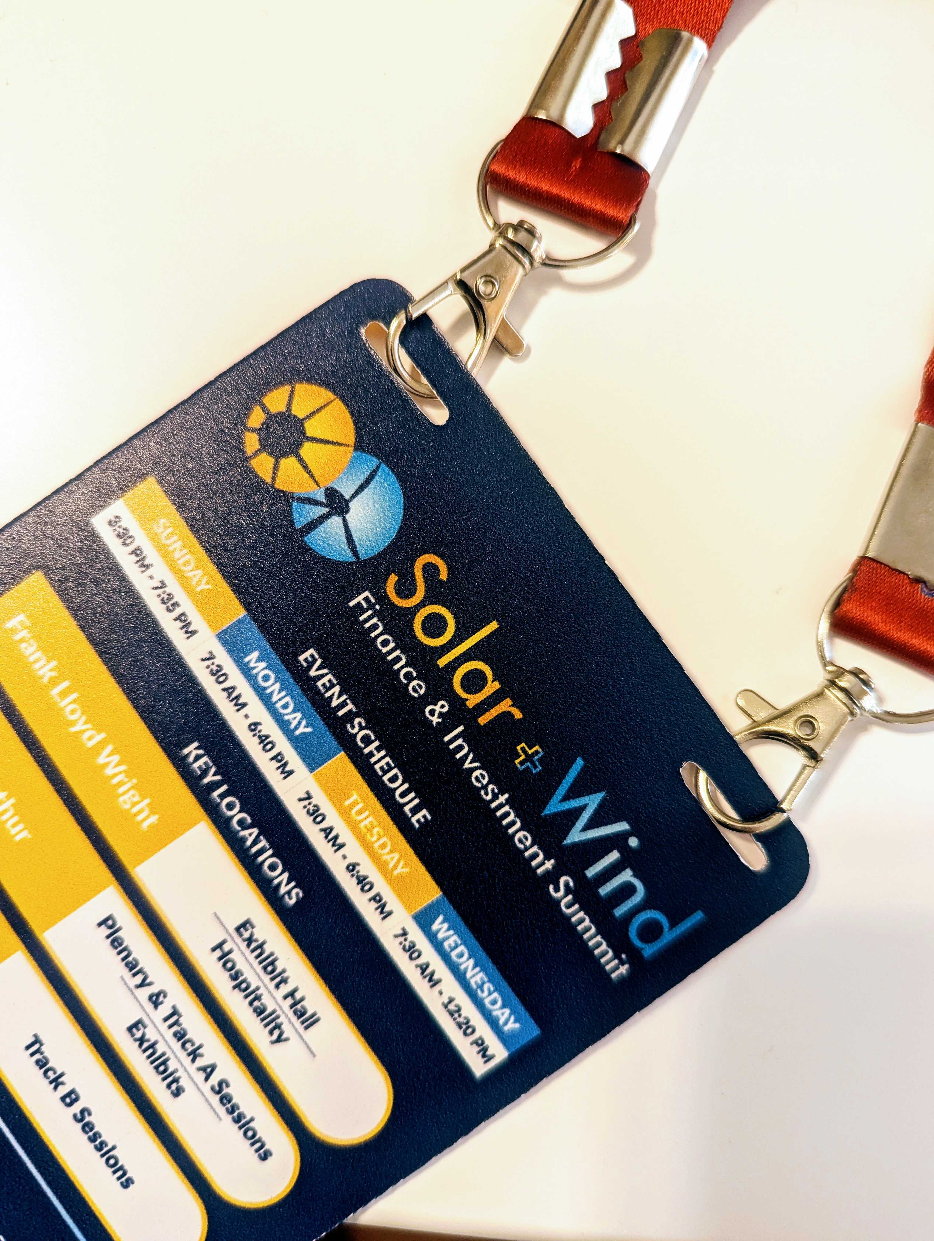 Infocast Cast Solar + Wind Finance & Investment Summit 2025: Badge