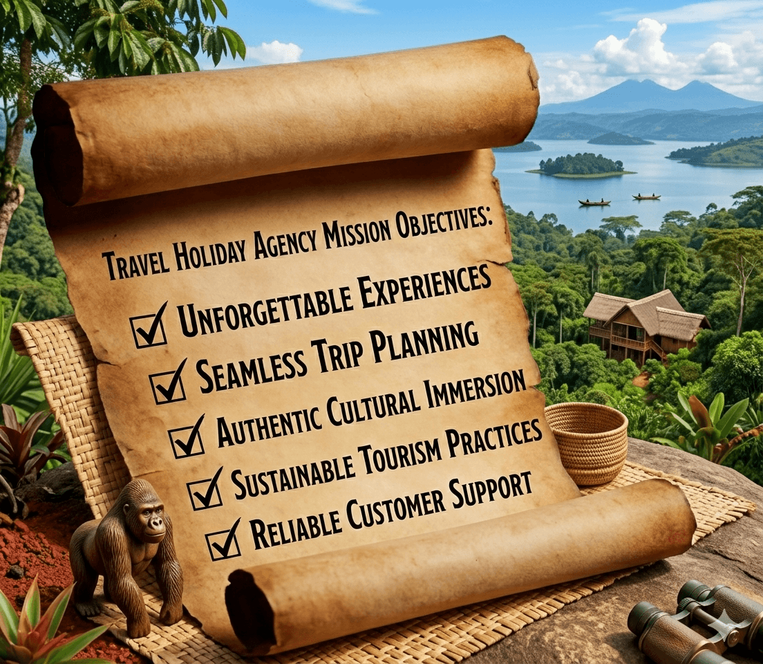 An Open Scroll with list of Objectives