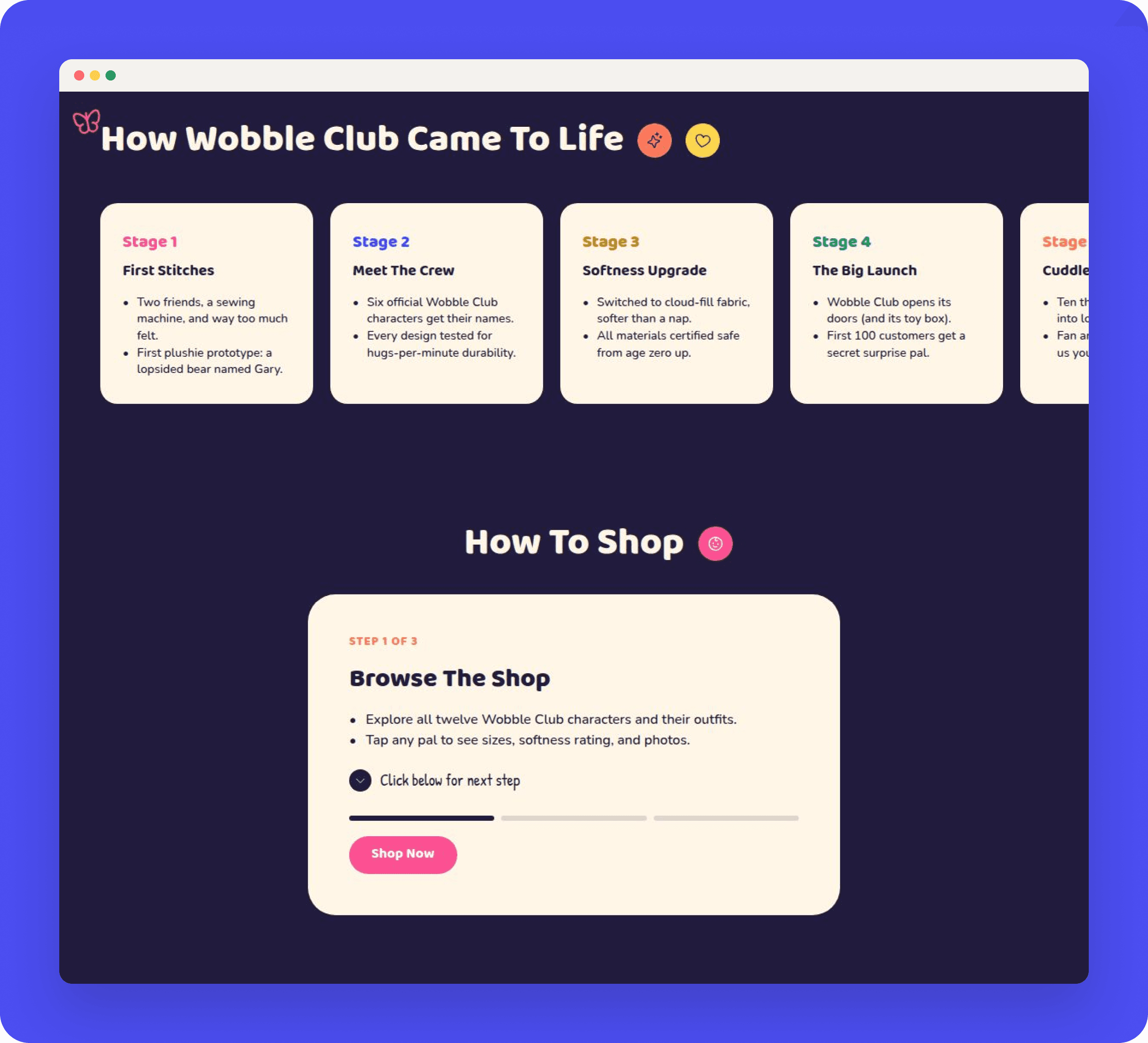 Wobble Club case study image