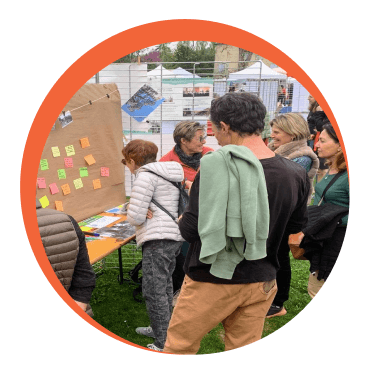 Speaker Presenting at Conference with Audience