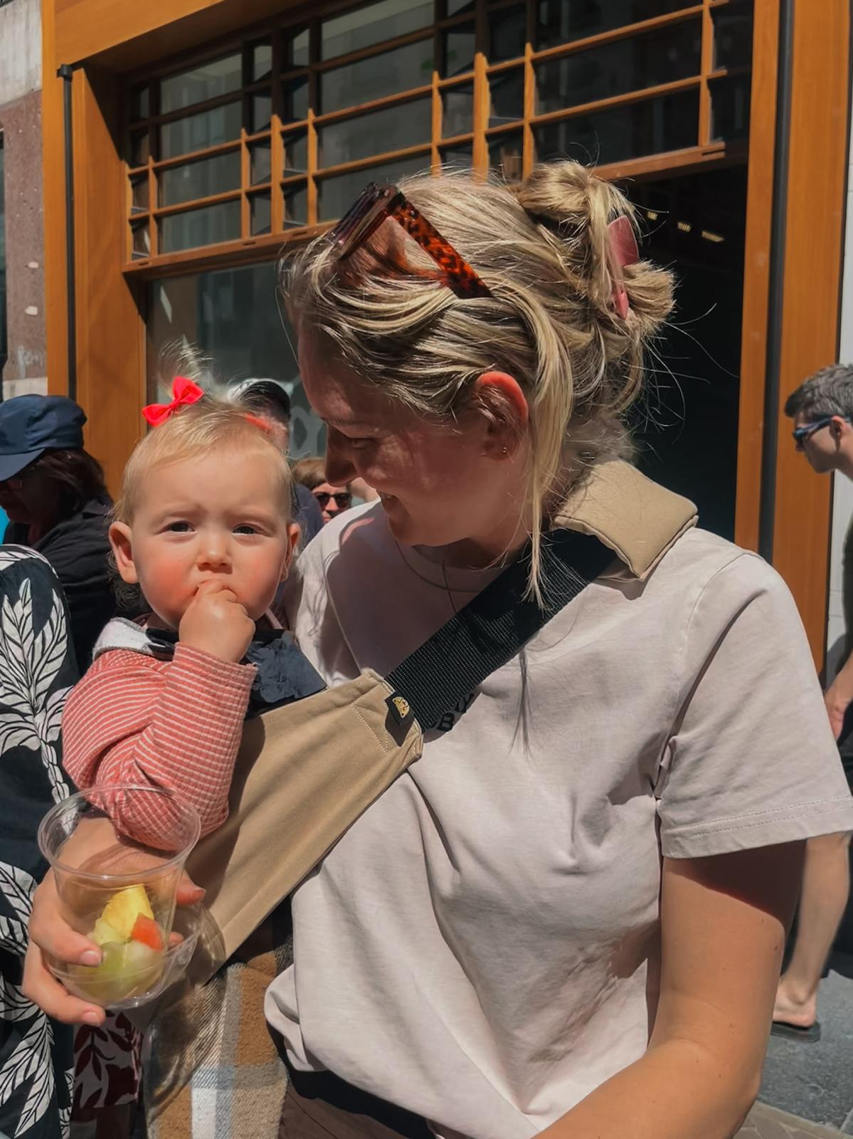 Natalie with her daughter Bodi