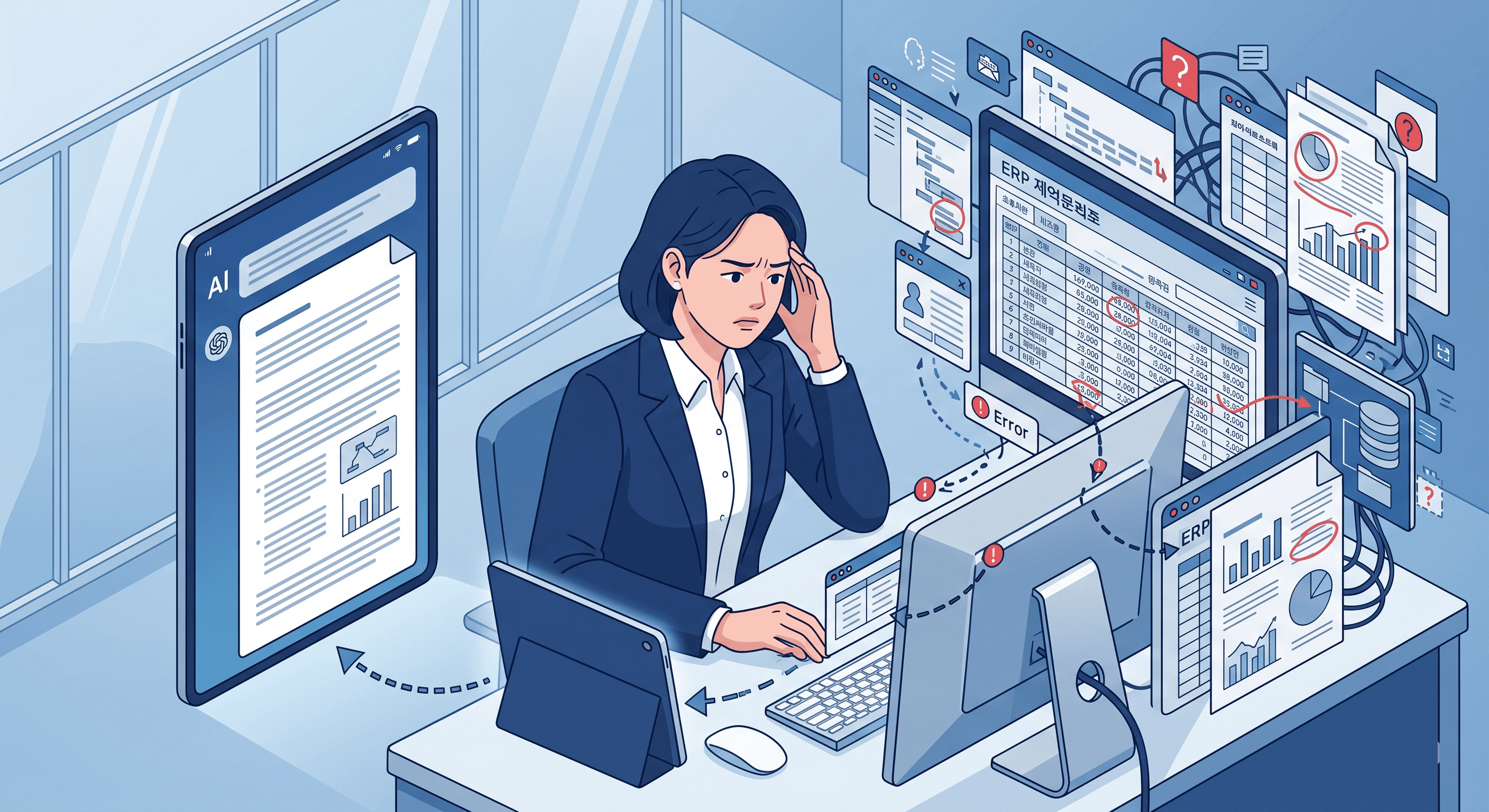 기업용 AI 솔루션: ERP·사내문서까지 반영, 검증 없이 쓰는 실무형 AI