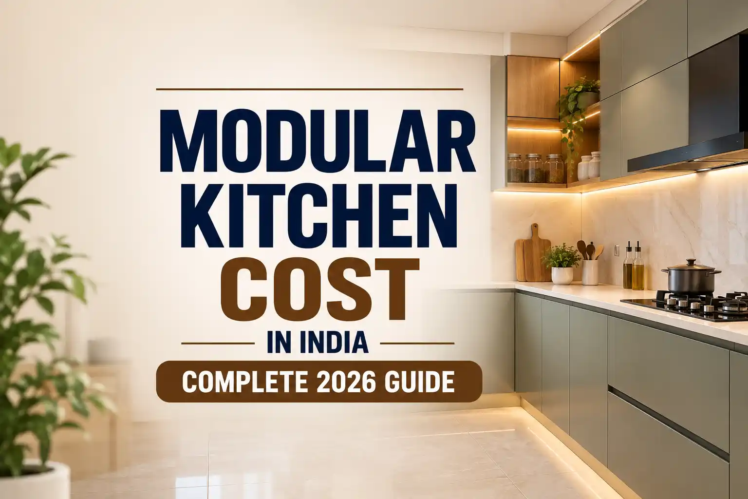 Modular Kitchen Cost in India: Complete 2026 Guide