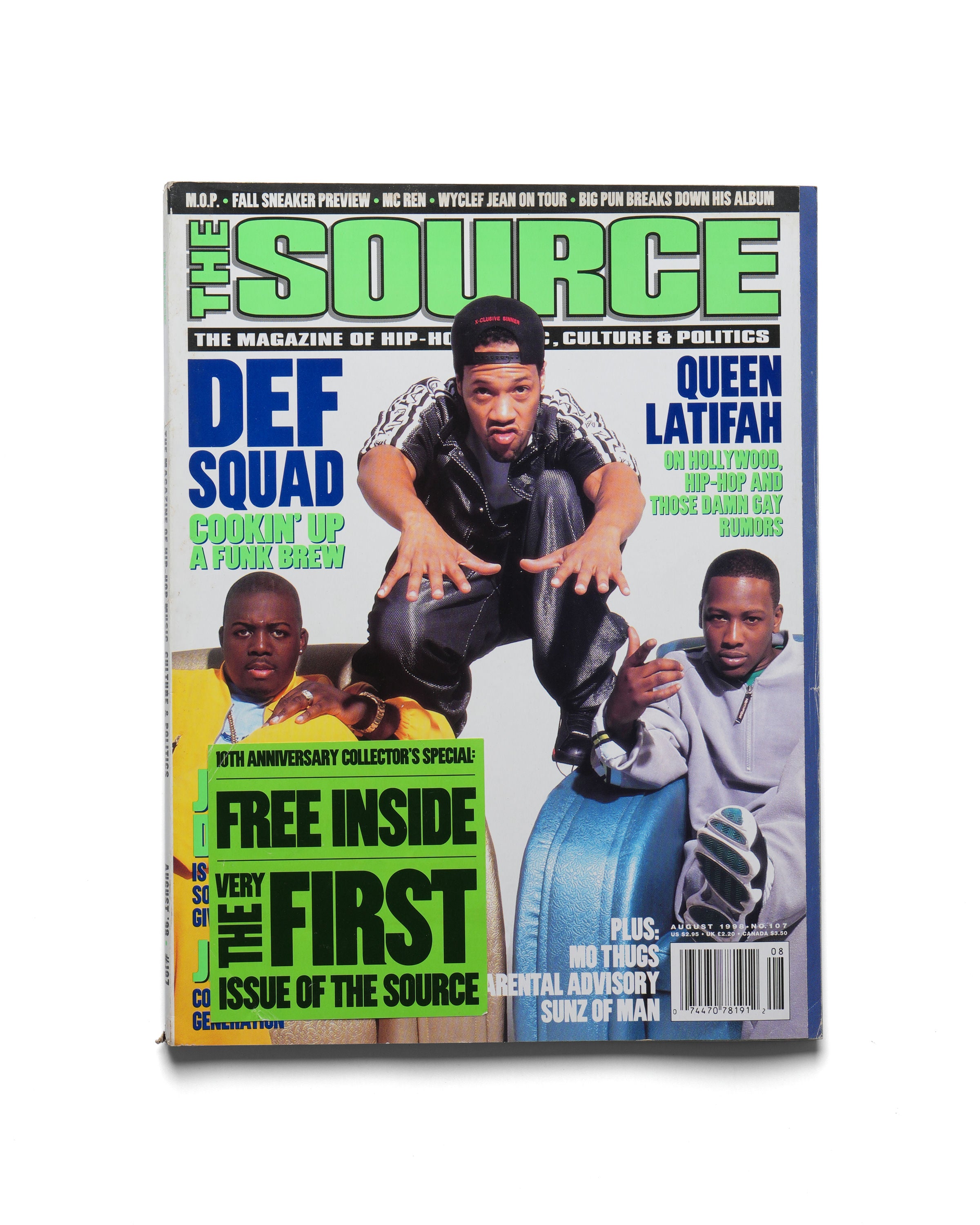The Source - August 1998 - Front Cover