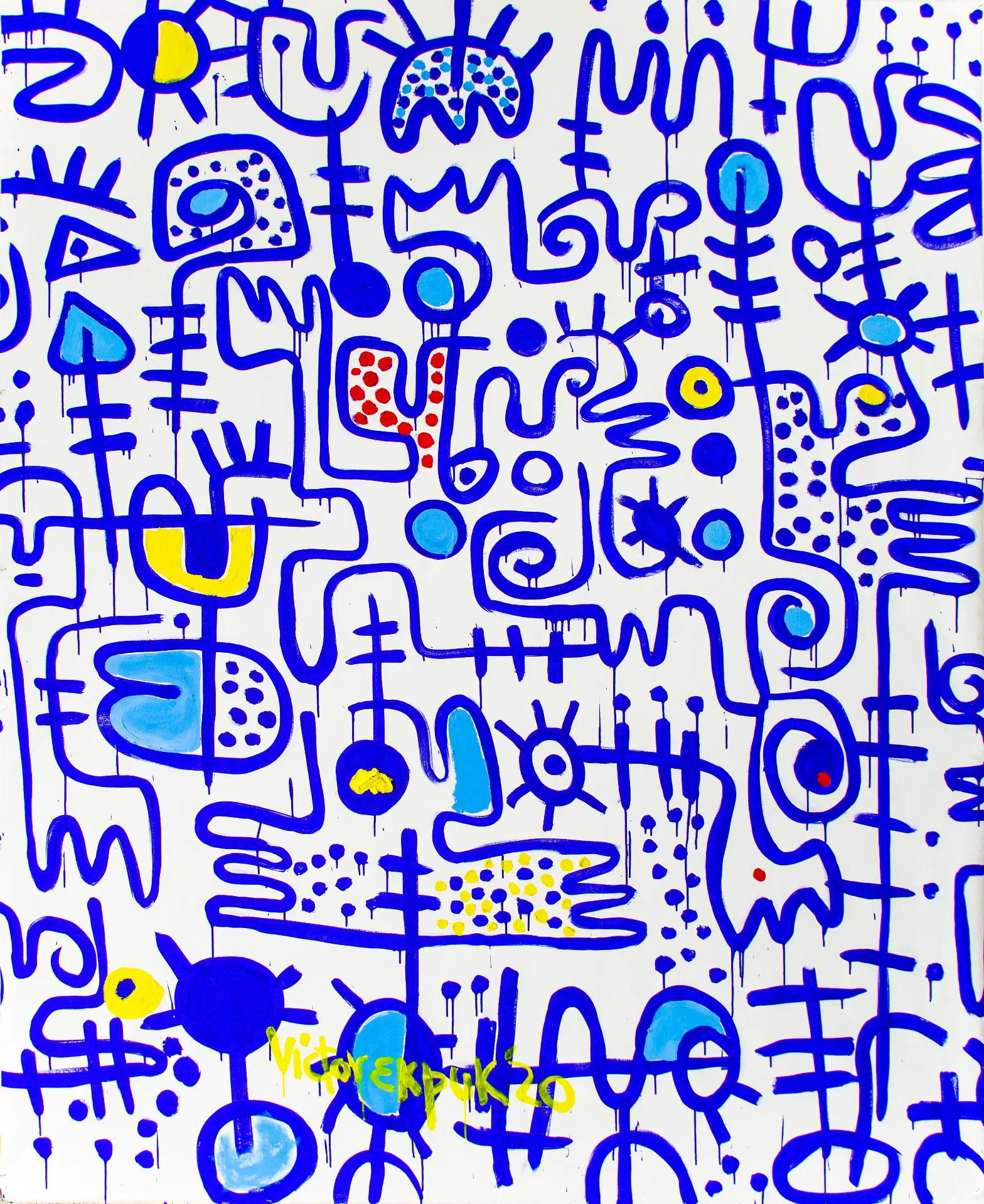 Blues Notes 1, 2020 Blues Notes 2, 2020 Acrylic on canvas 230 cm x 165.5cm