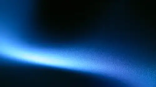 Luminous Grain 13 — blue, ice, graphite; abstract, grain, gradient background
