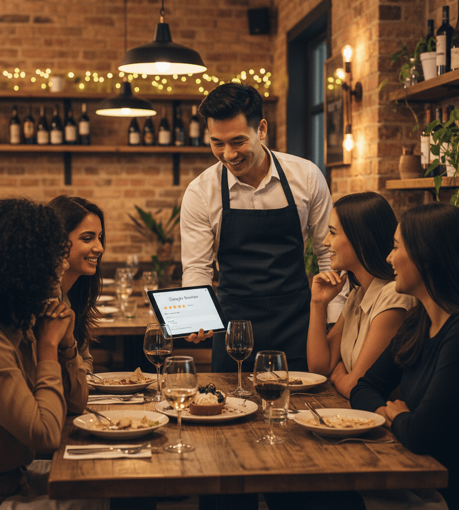 Asking for google reviews