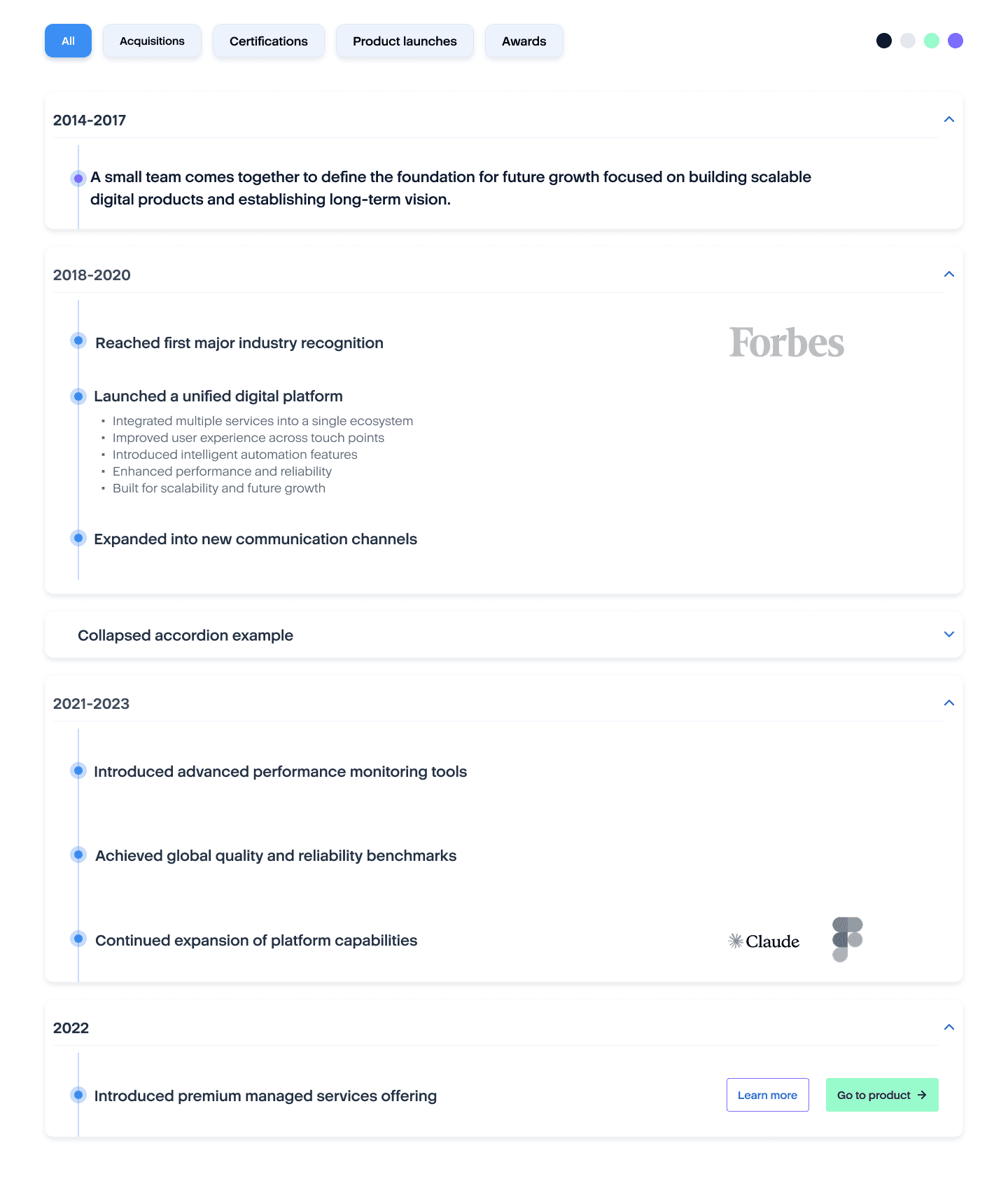 Modern building facade against a clear blue sky