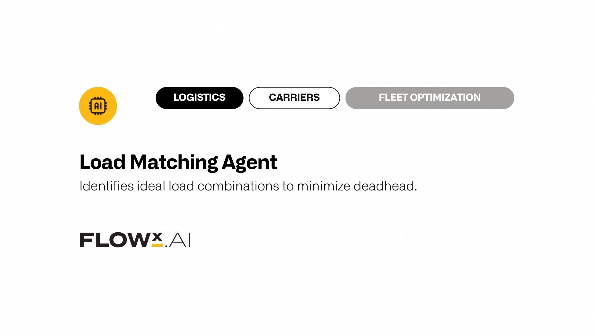 Carriers Load Matching Agent