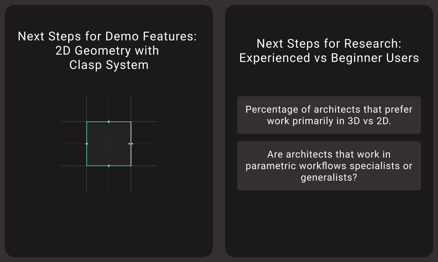 Next Steps for Torus: Clasp Design and Research Suggestions