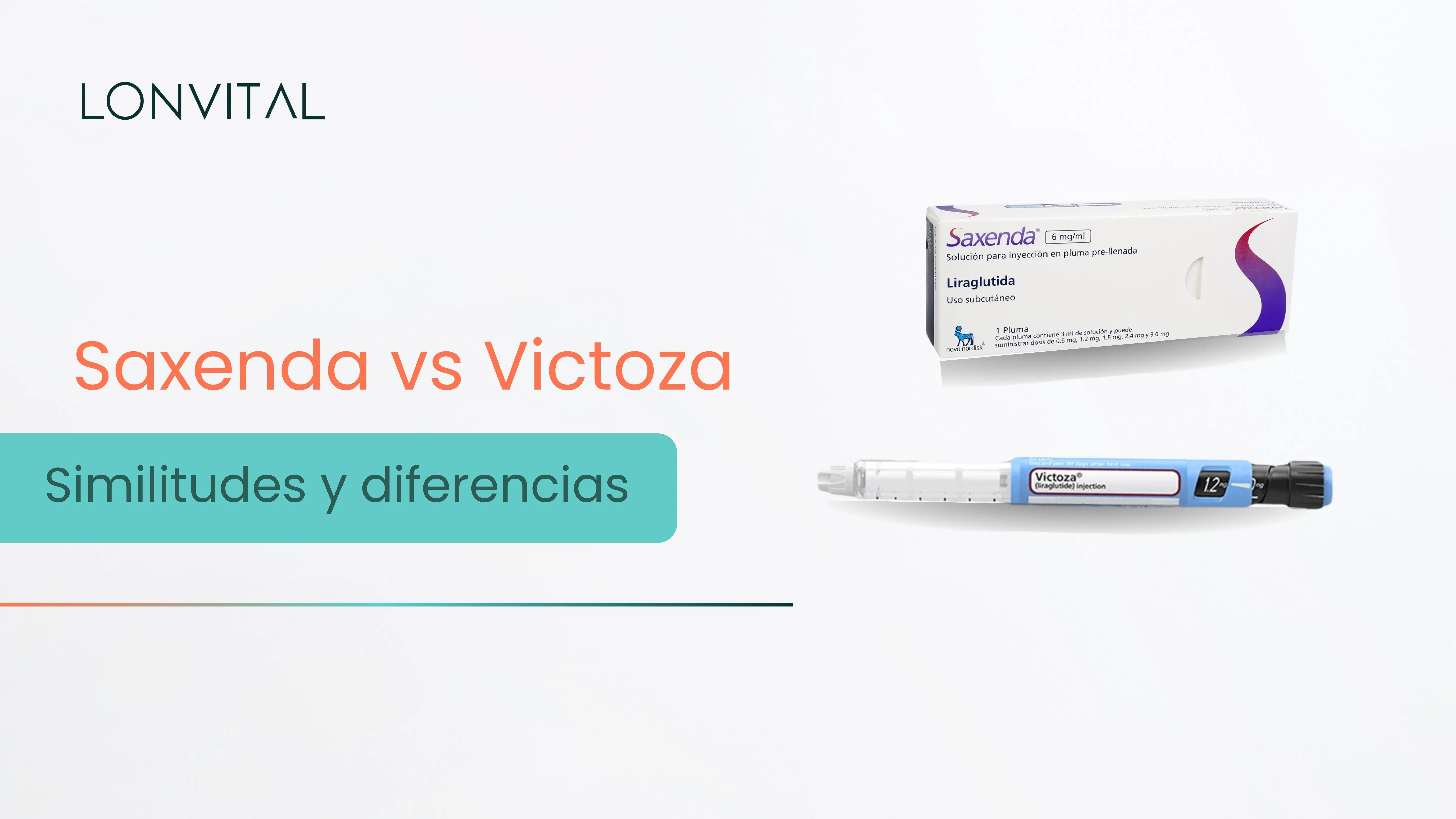 Saxenda vs Victoza | Comparativa | Similitudes y diferencias