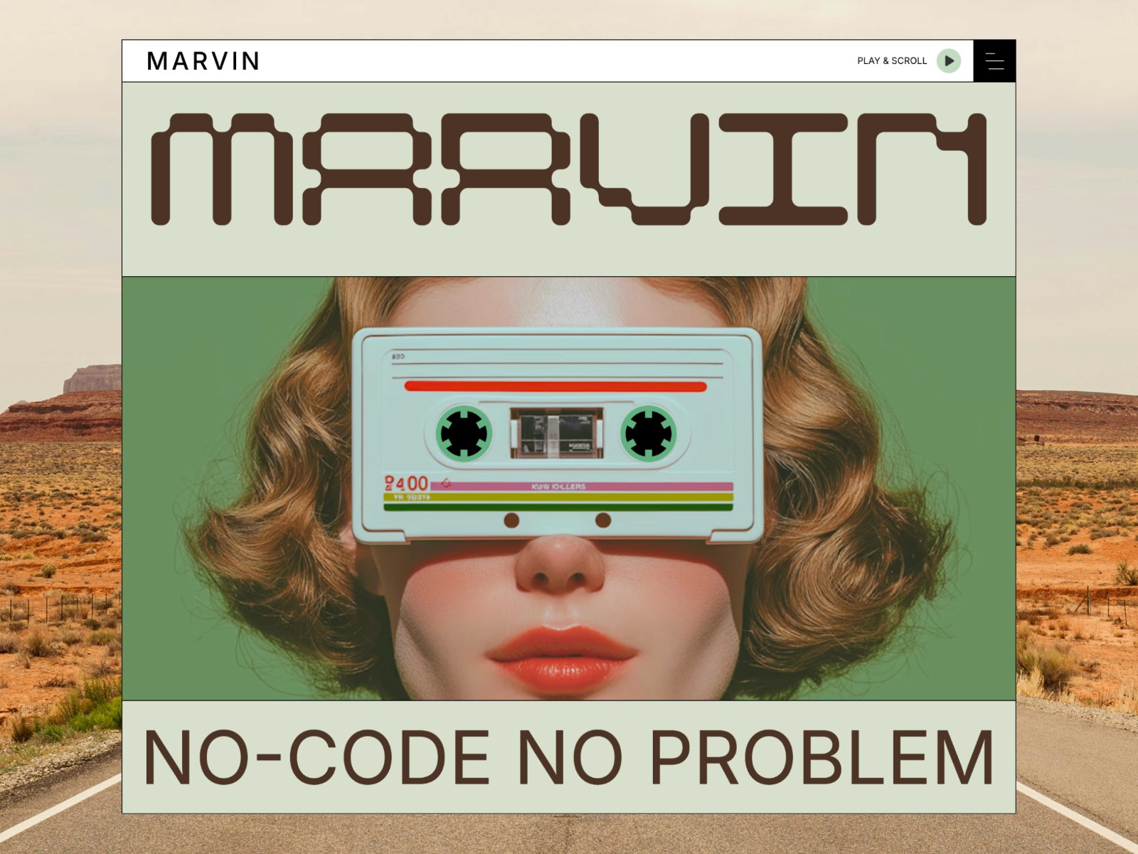 Marvin — 极简彩色创意机构官网设计灵感