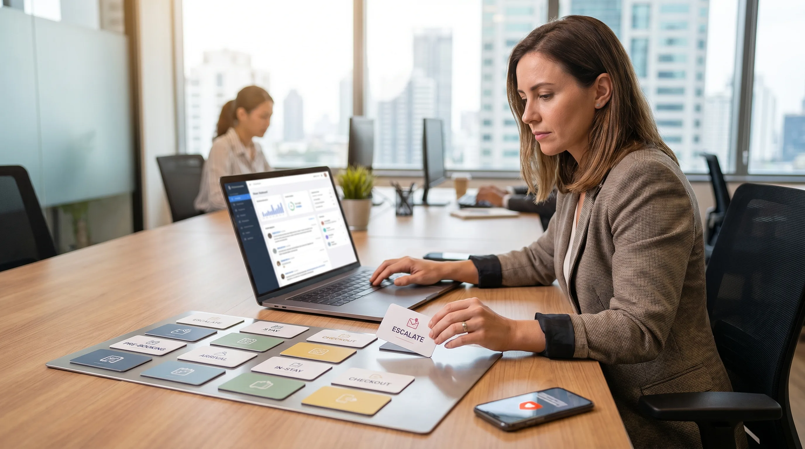 Vrbo message templates organized into helpful guest reply workflows for property managers.