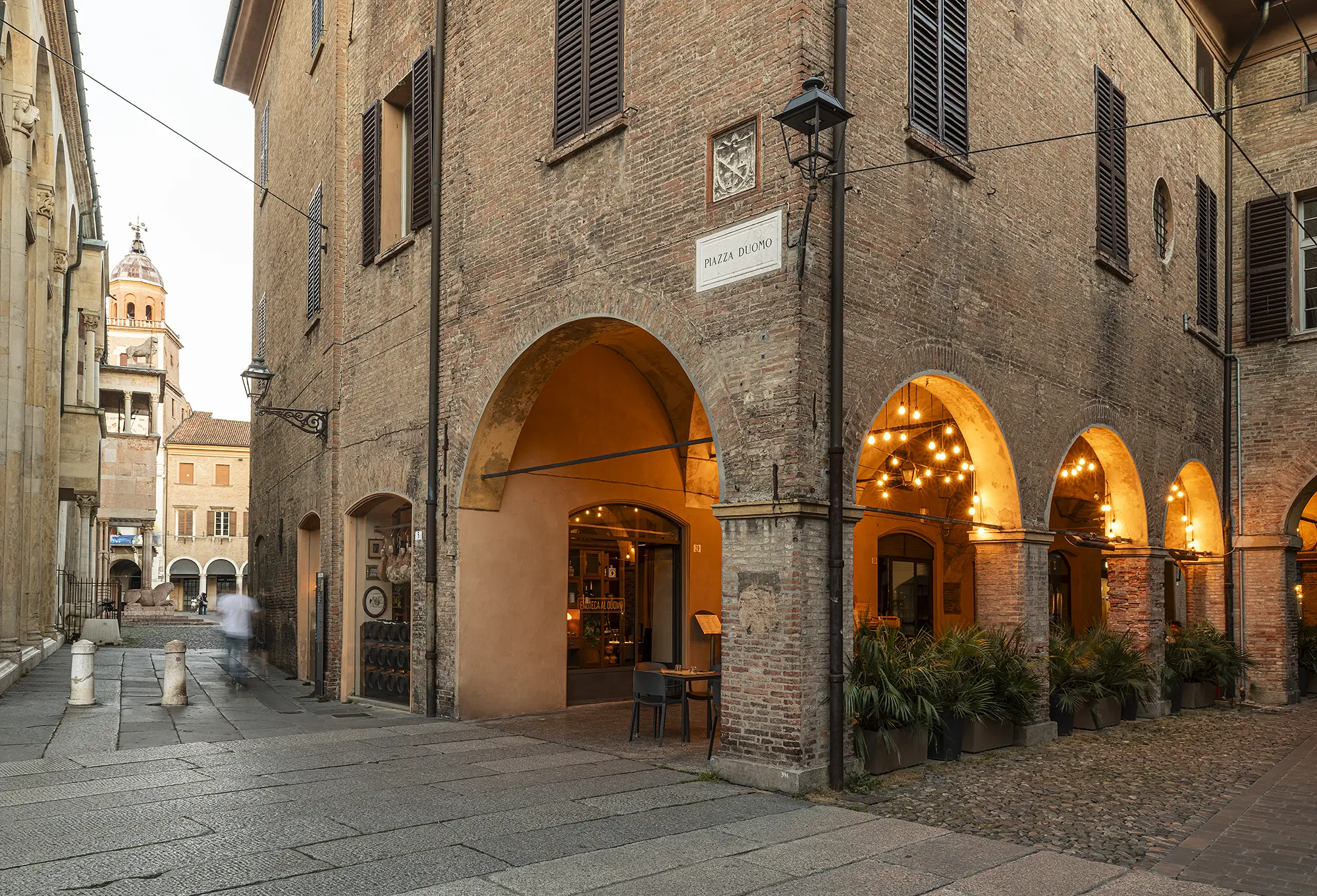 Enoteca Al Duomo near Piazza Grande and the Duomo of Modena