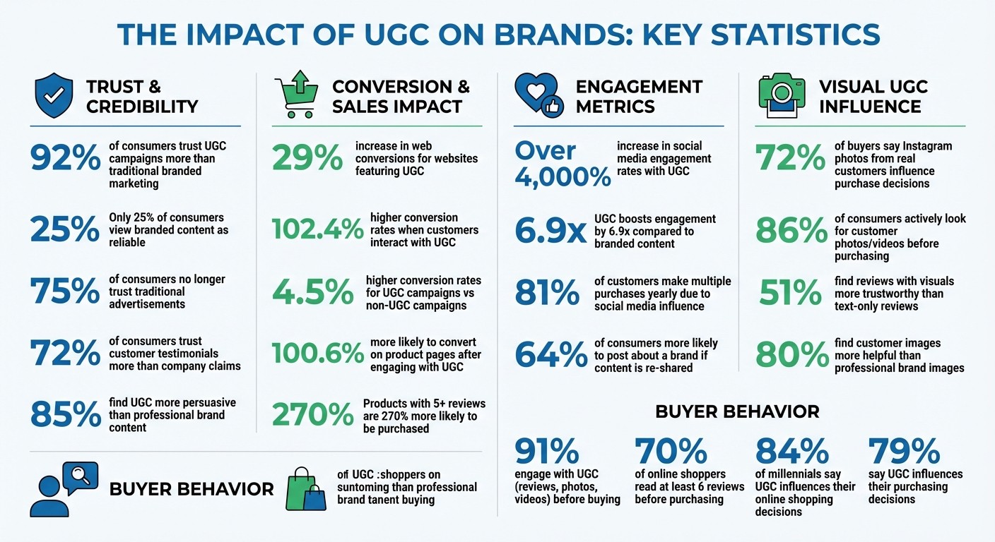 User-Generated Content Impact on Brand Trust and Conversions