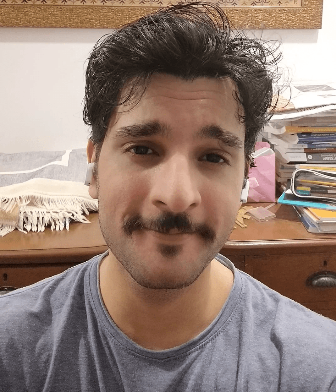 Portrait of Zaid Sheikh, product designer.