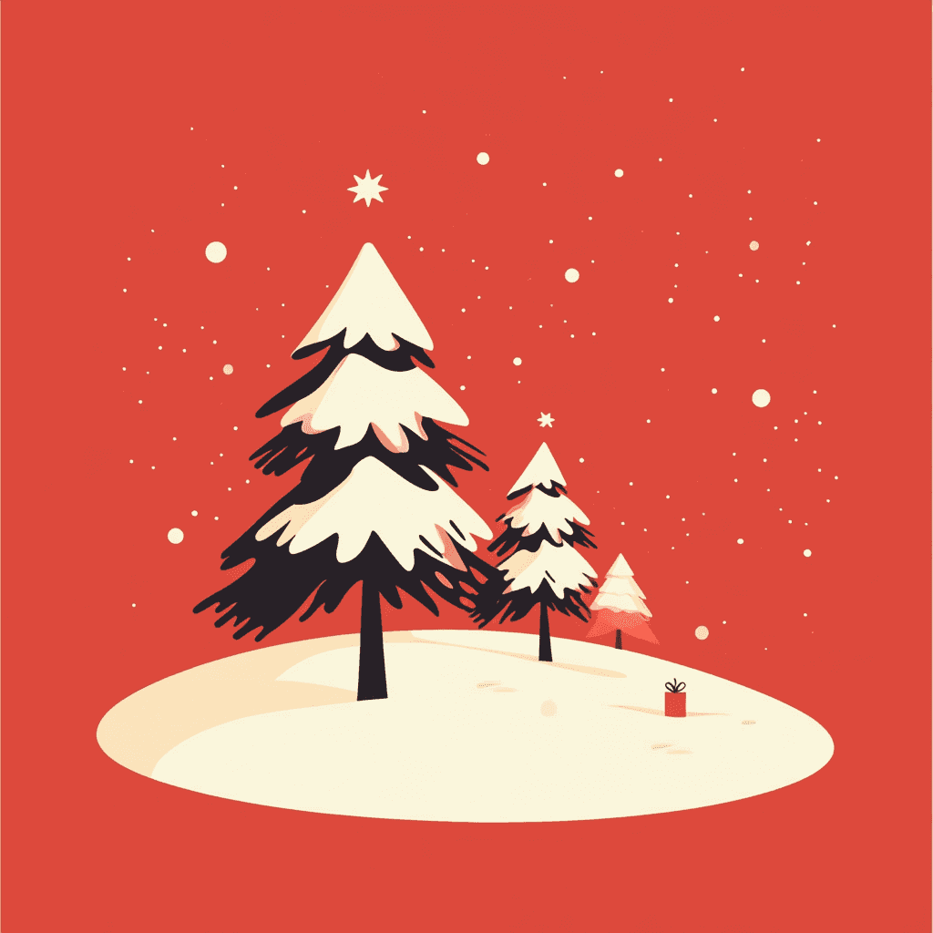 the christmas illustrations apple watch face collection header