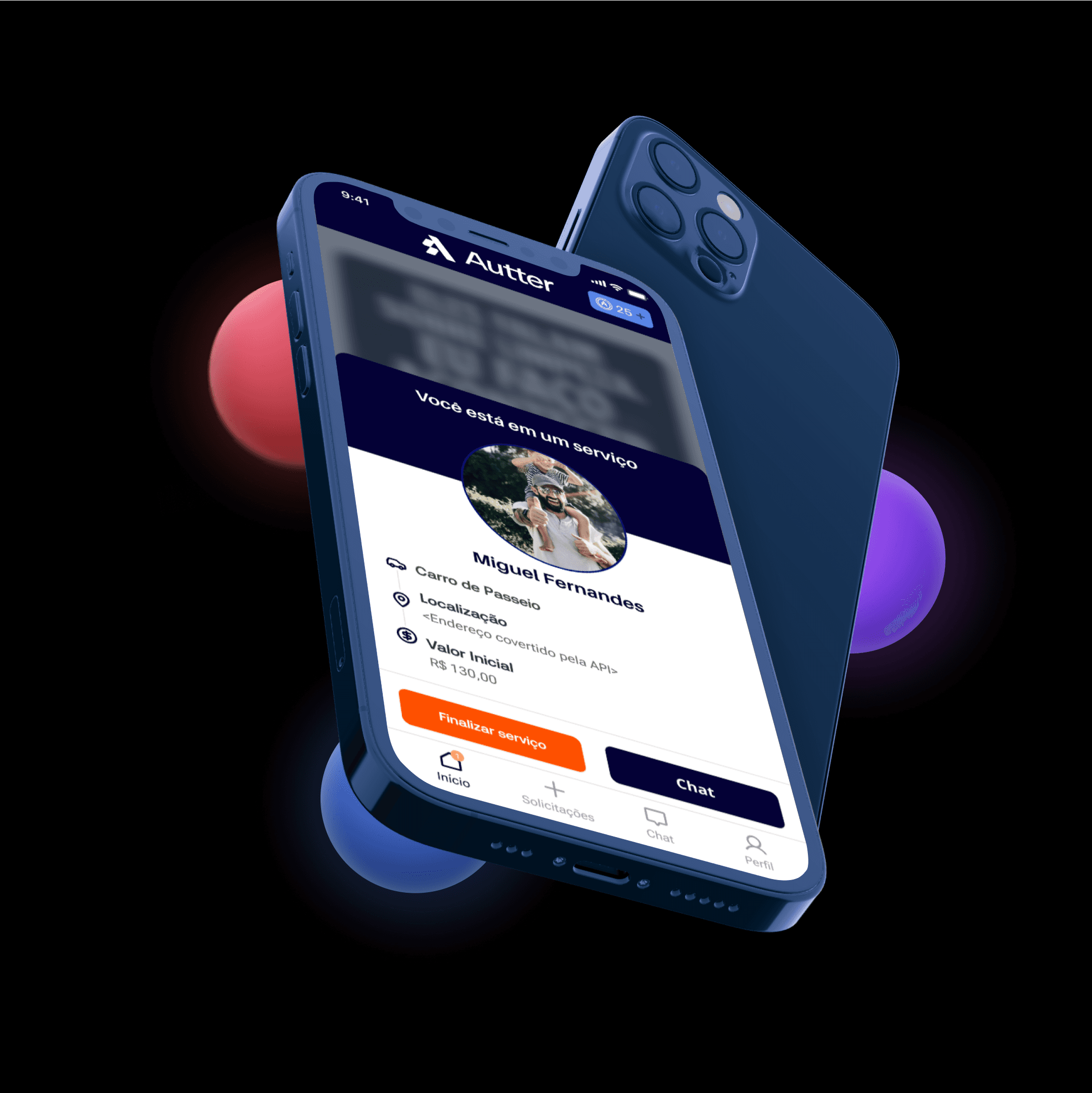 Athlete winning a race