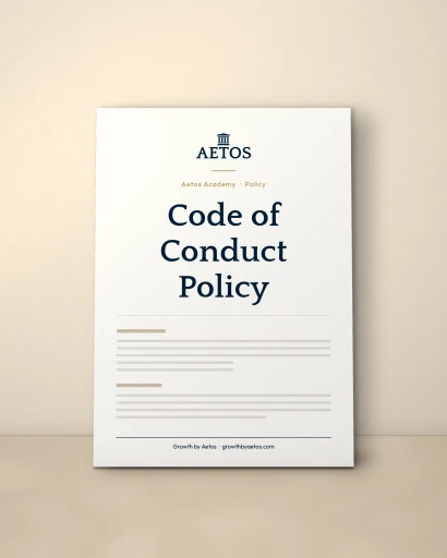 Code of conduct policy template
