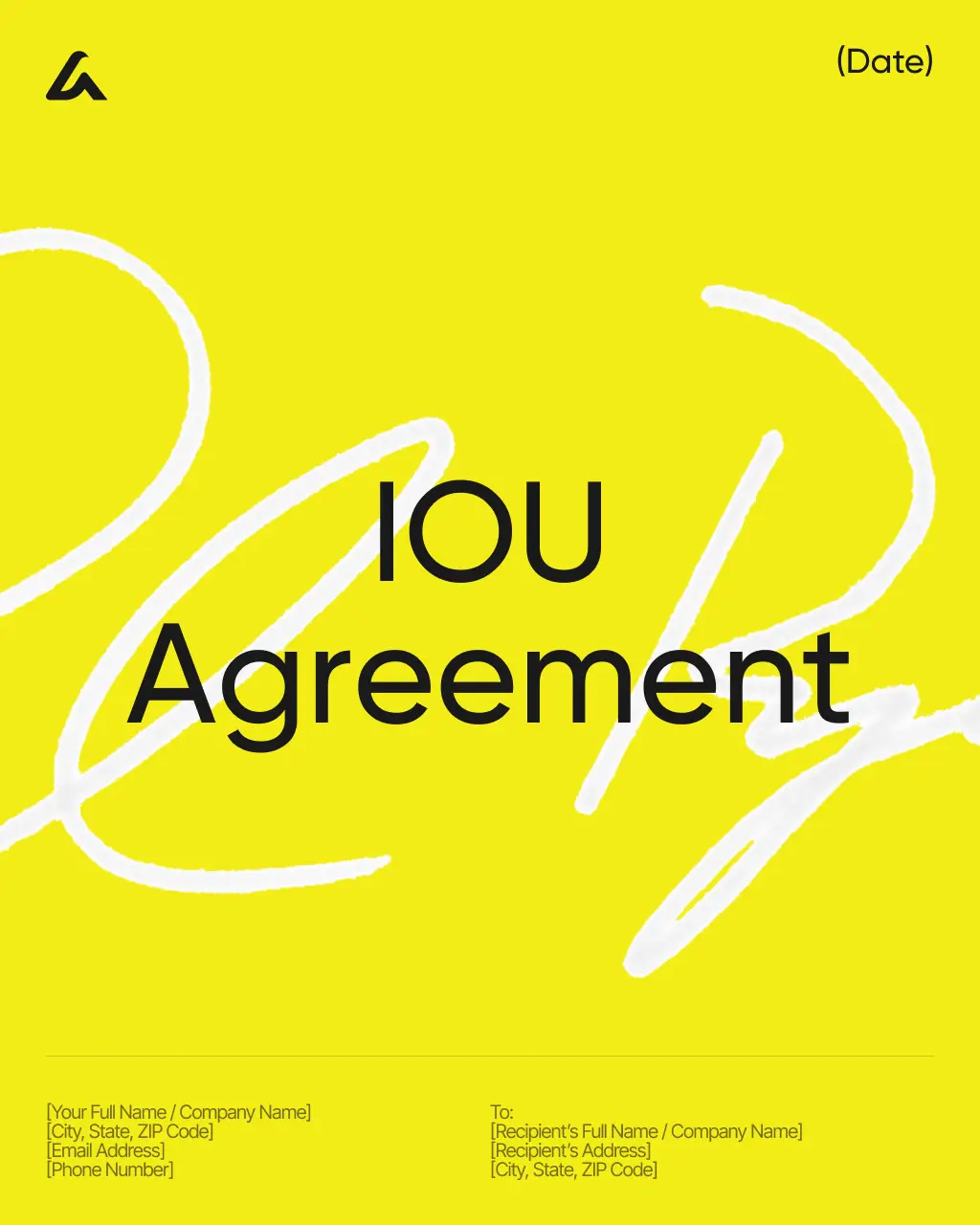 IOU Agreement