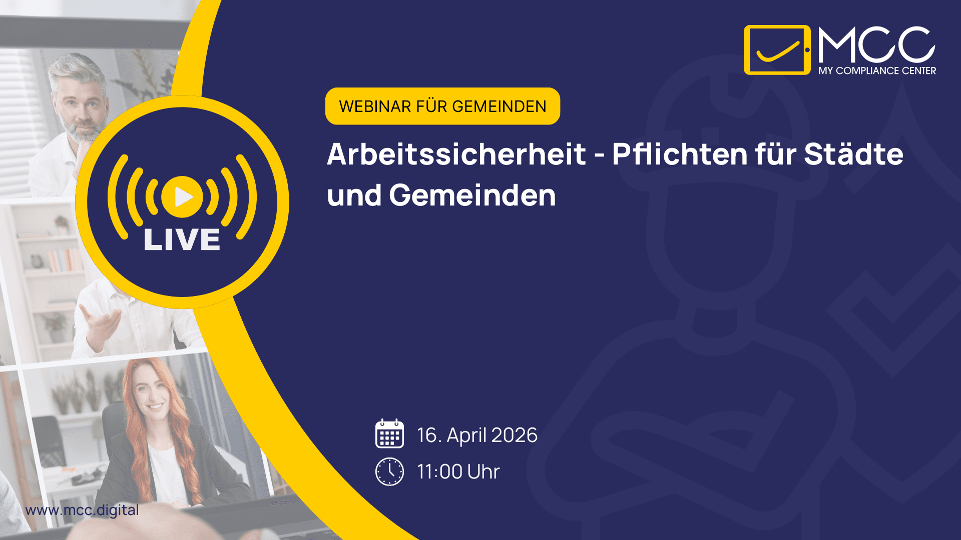 Arbeitssicherheit - Pflichten für Städte und Gemeinden