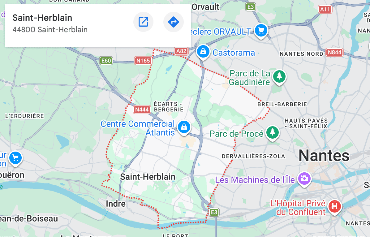 Saint-Herblain Maps