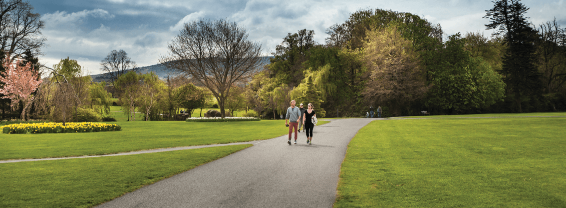 Couple walking in Marlay Park | St Winnow | Rathfarnham Dublin 14
