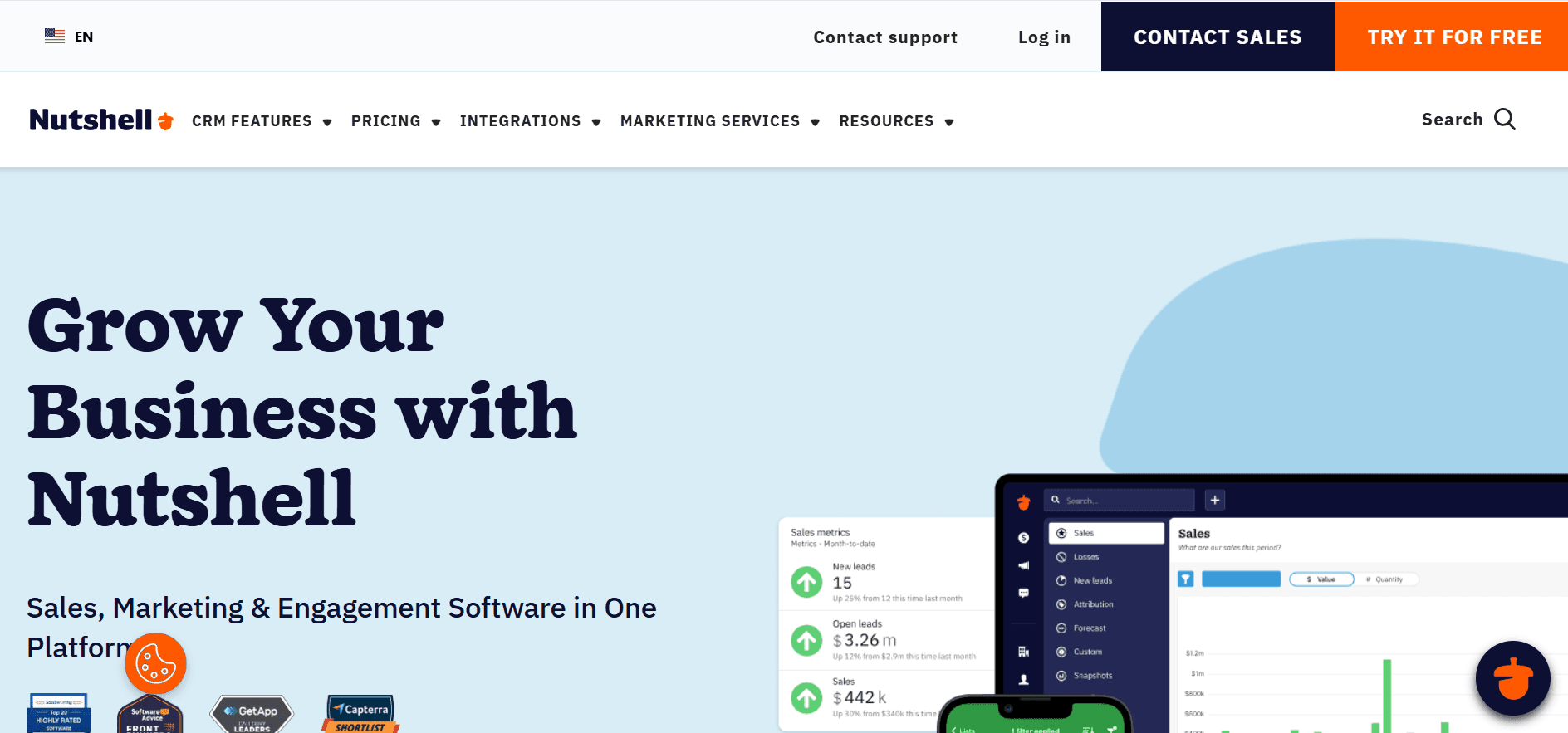 nutshell - Lead Nurturing Tools