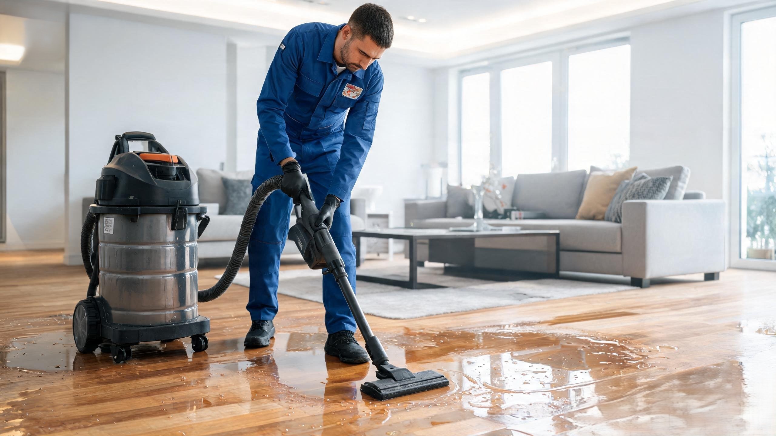 Wasserschaden in einer Wohnung im Raum Heidelberg