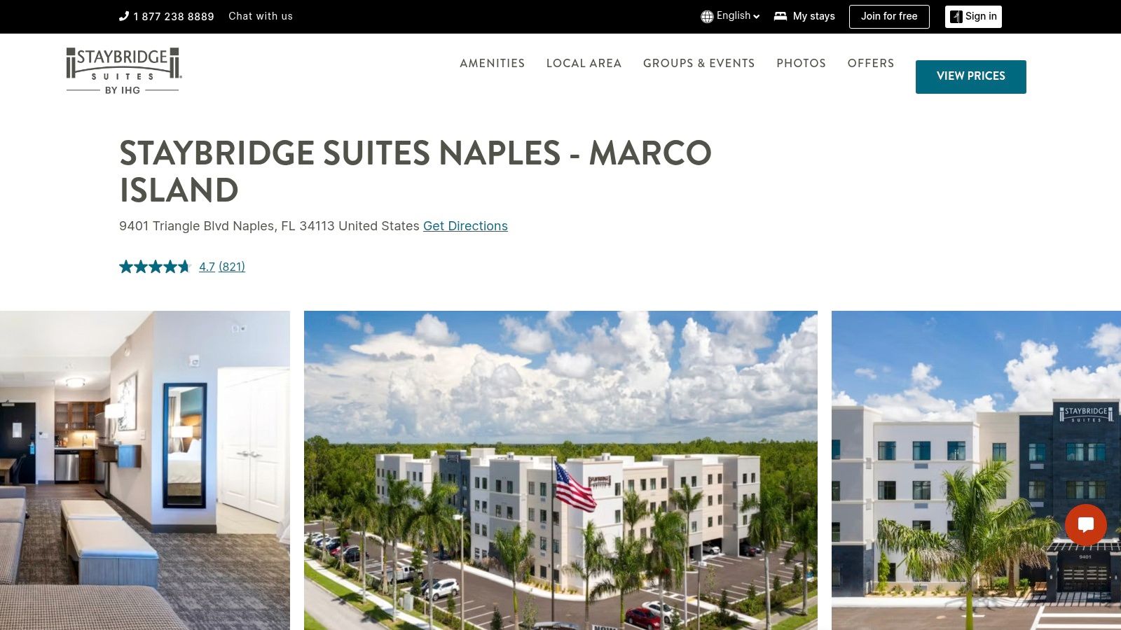 Staybridge Suites Naples – Marco Island (IHG)