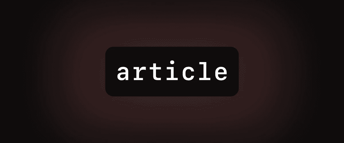 the article tag