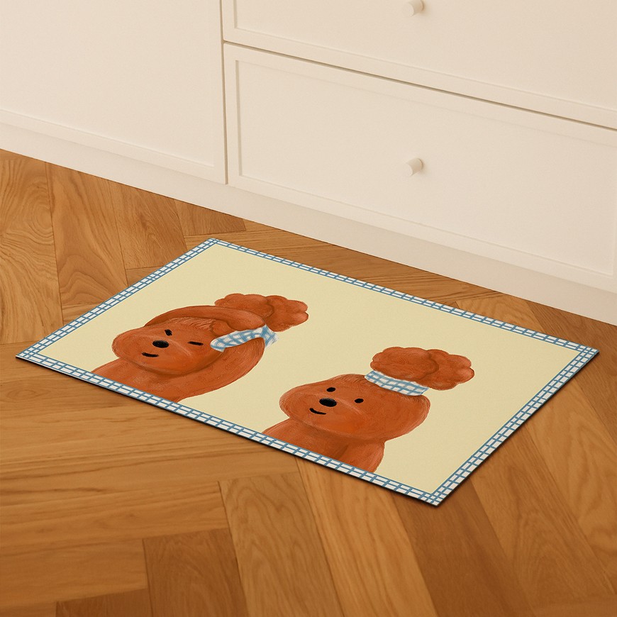 Hair Style 소프트 규조토 발매트, 주방매트