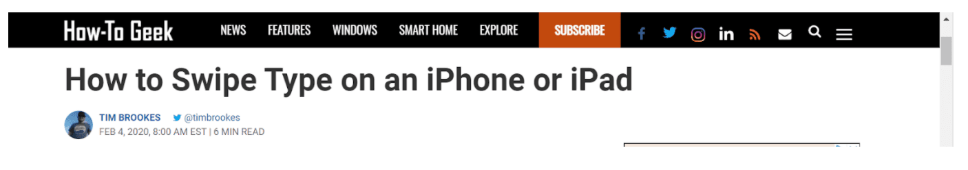 how to geek headline