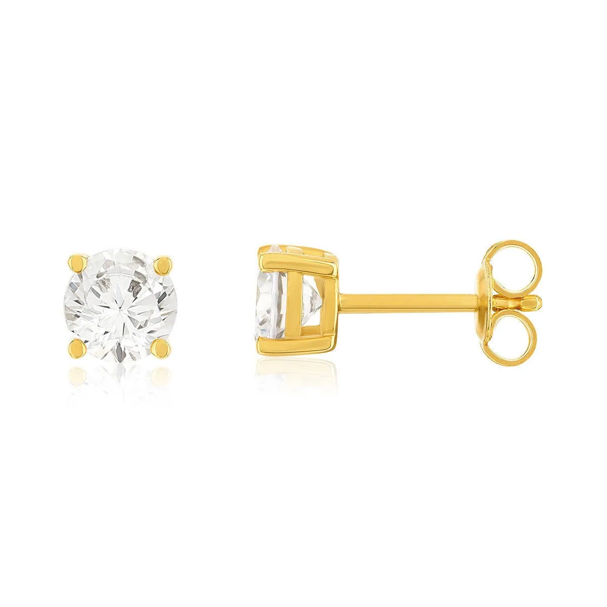 Boucles d'oreilles en plaqué or
