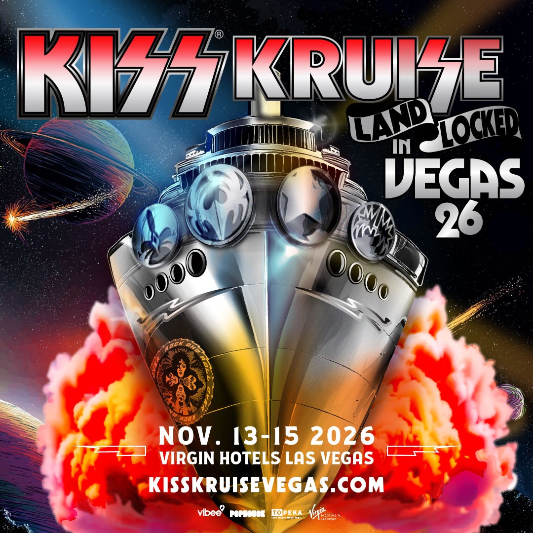 KISS Kruise: Land-Locked in Vegas Key Art