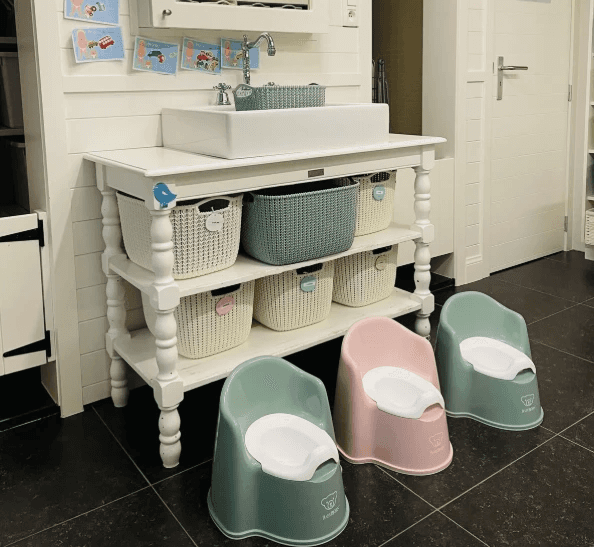 wasplaats voor de kinderen