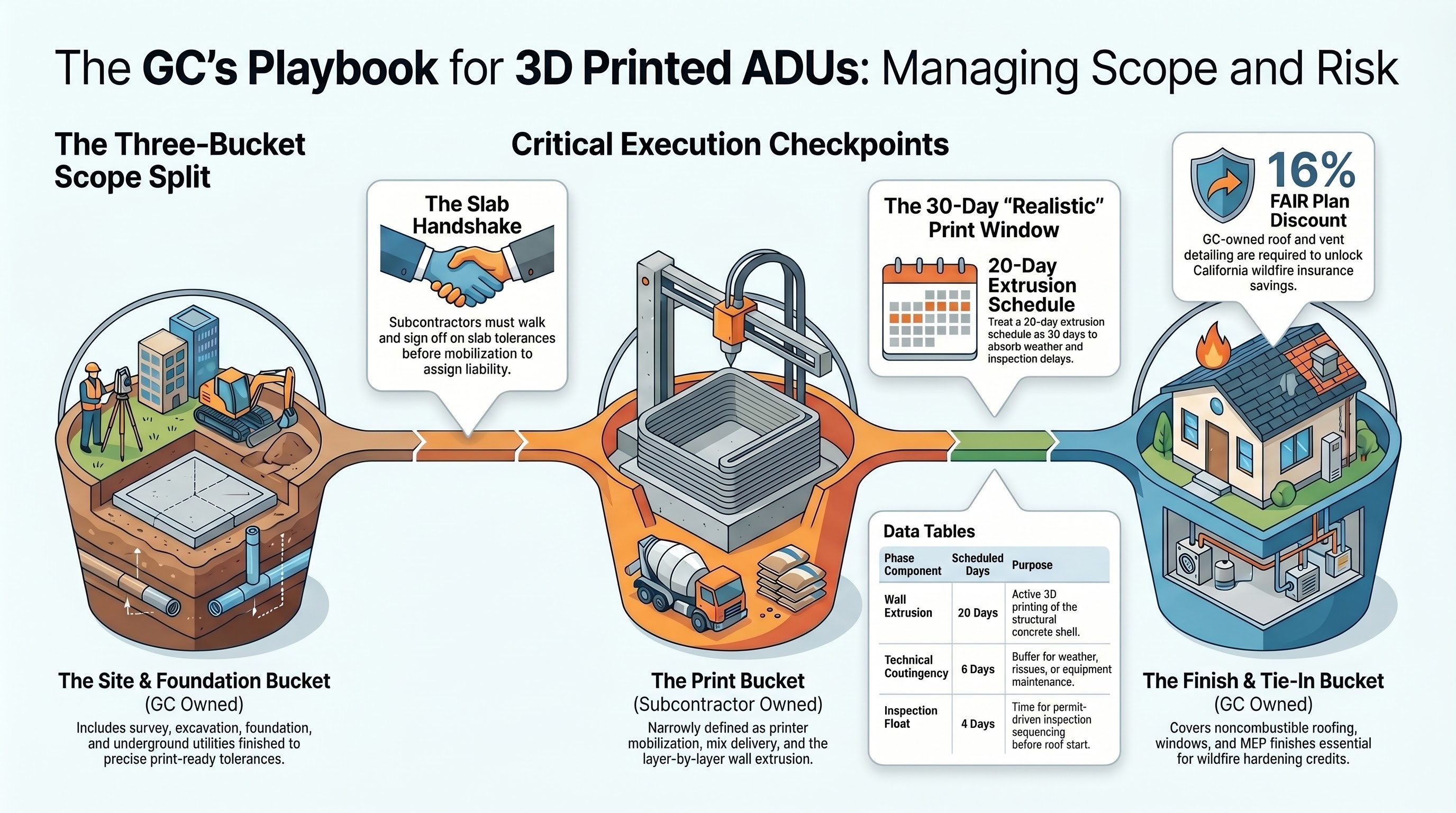 General Contractor's Playbook for 3D Printed ADUS