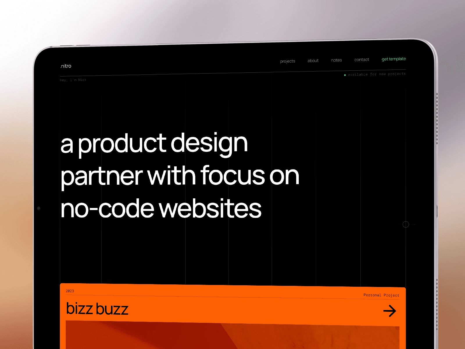 Nitro - Free Agency Template