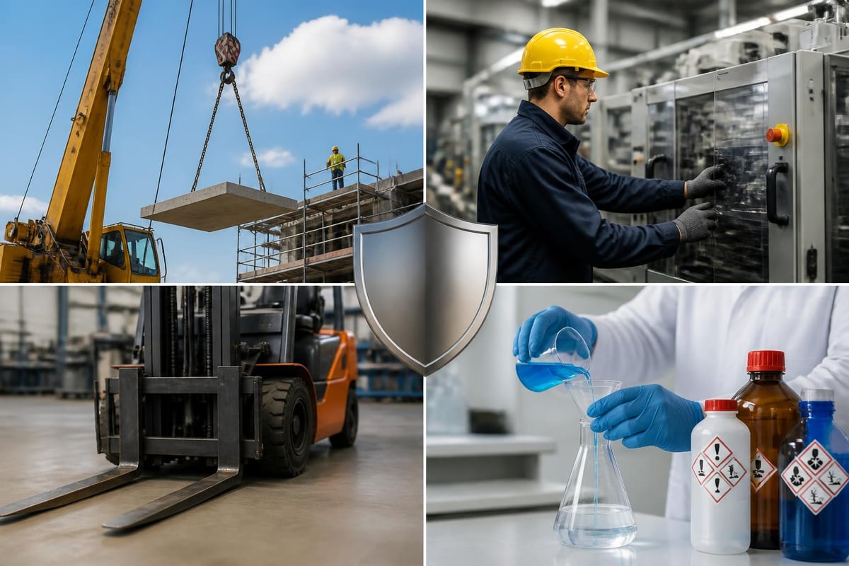 UK statutory regulations for workplace equipment