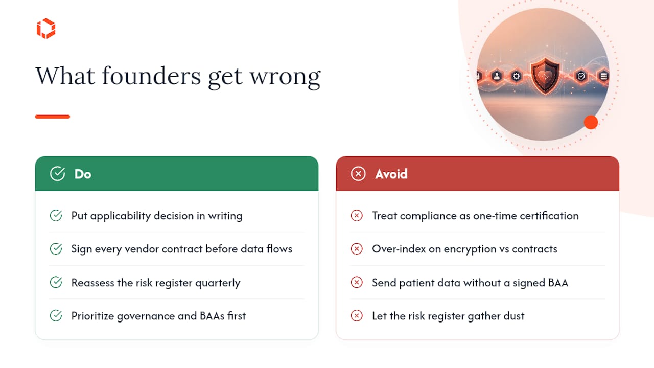 The Checklist Founders Actually Get Wrong — overview diagram