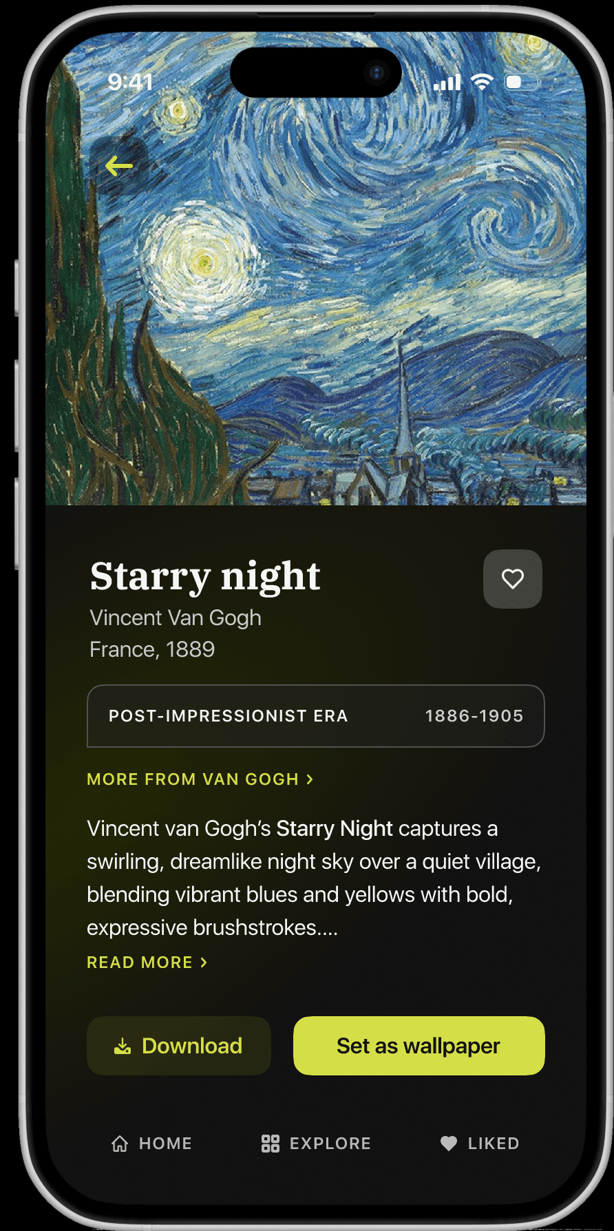 Wallpaper app wallpaper full page