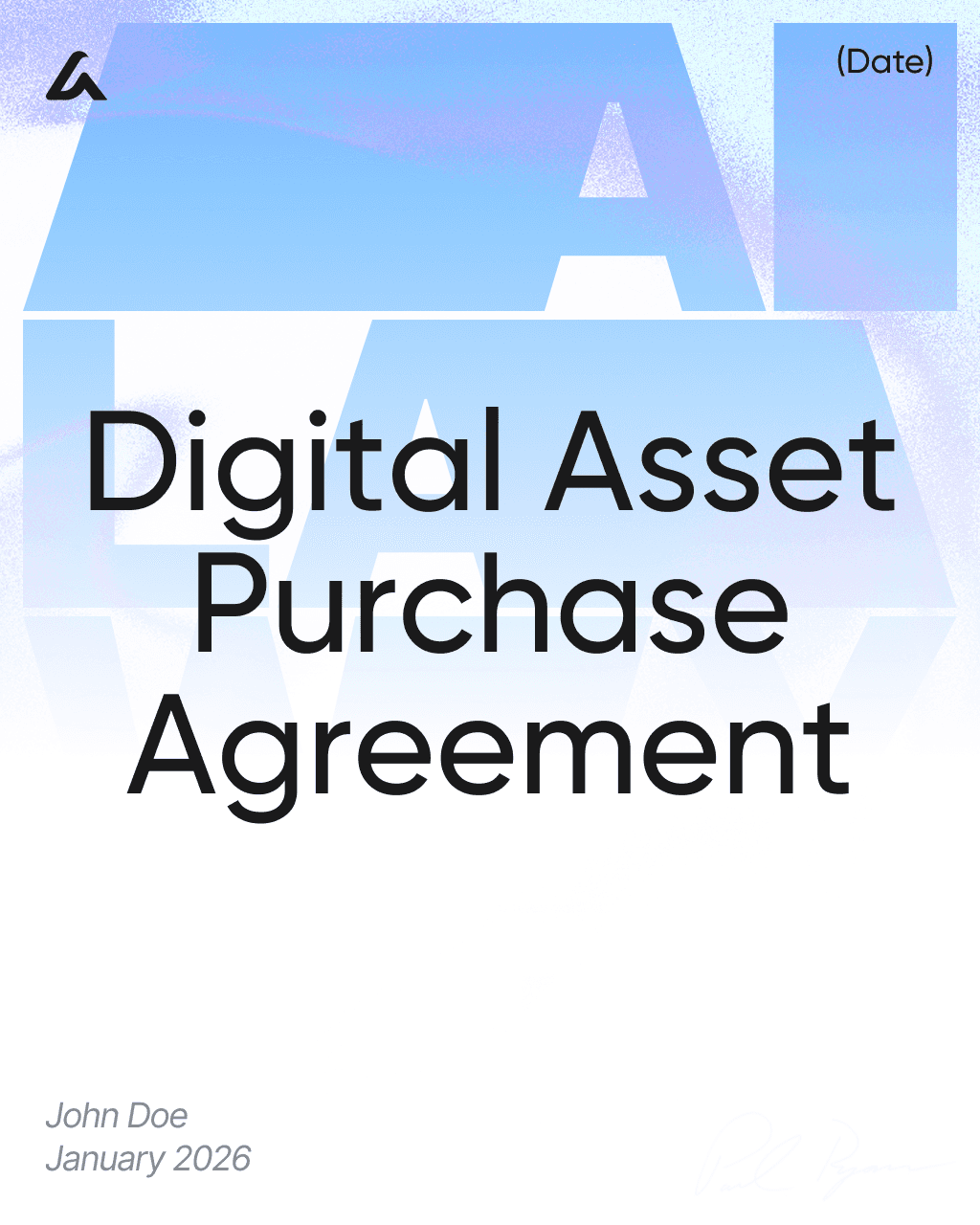 Digital Asset Purchase Agreement