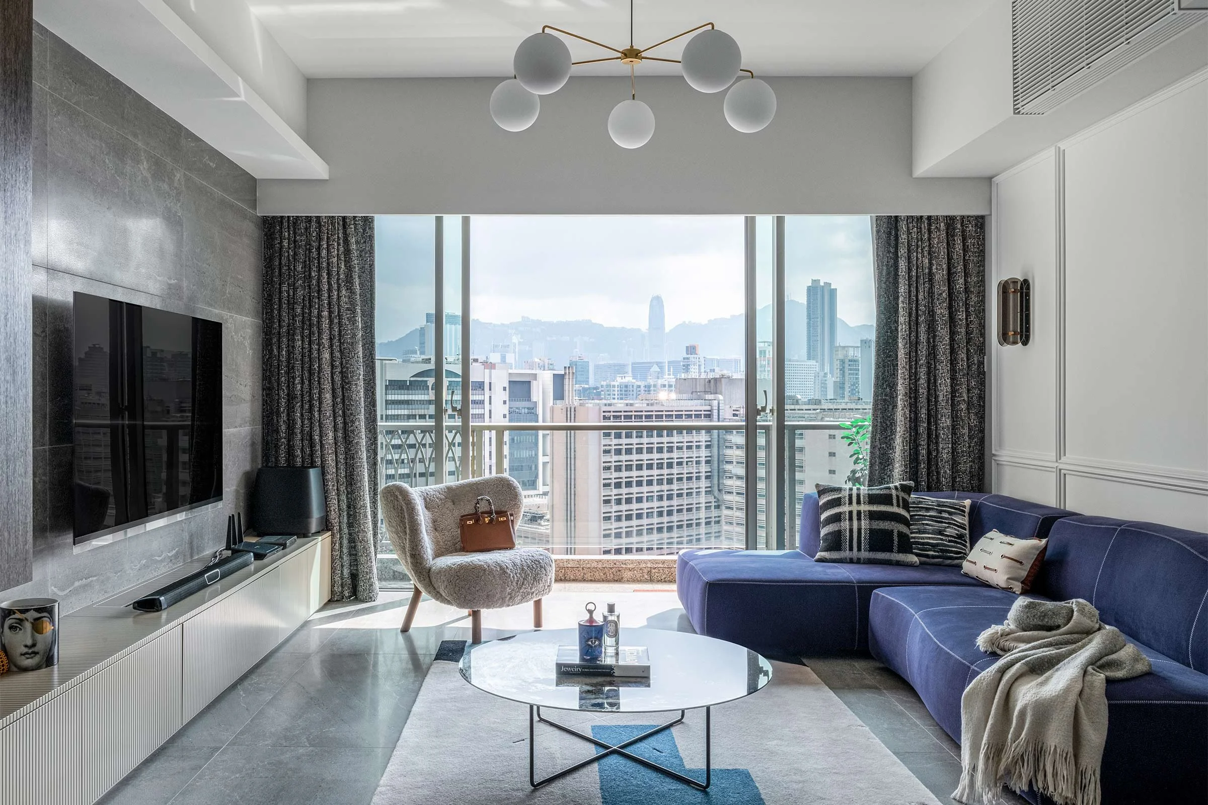modern+Hong+Kong+apartment+living+room