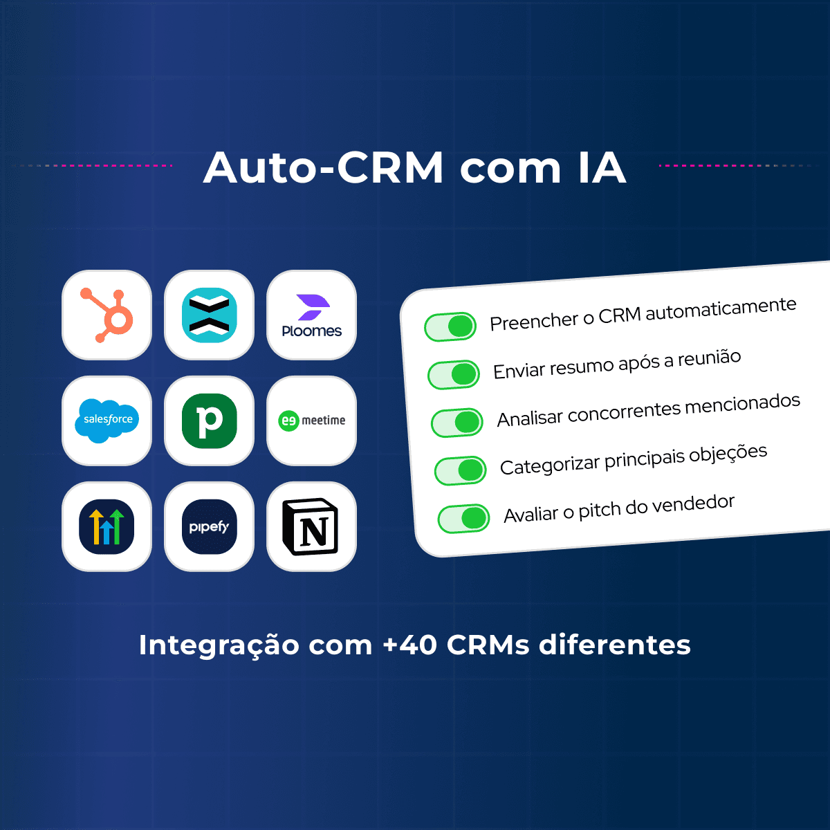 auto preenchimento do crm