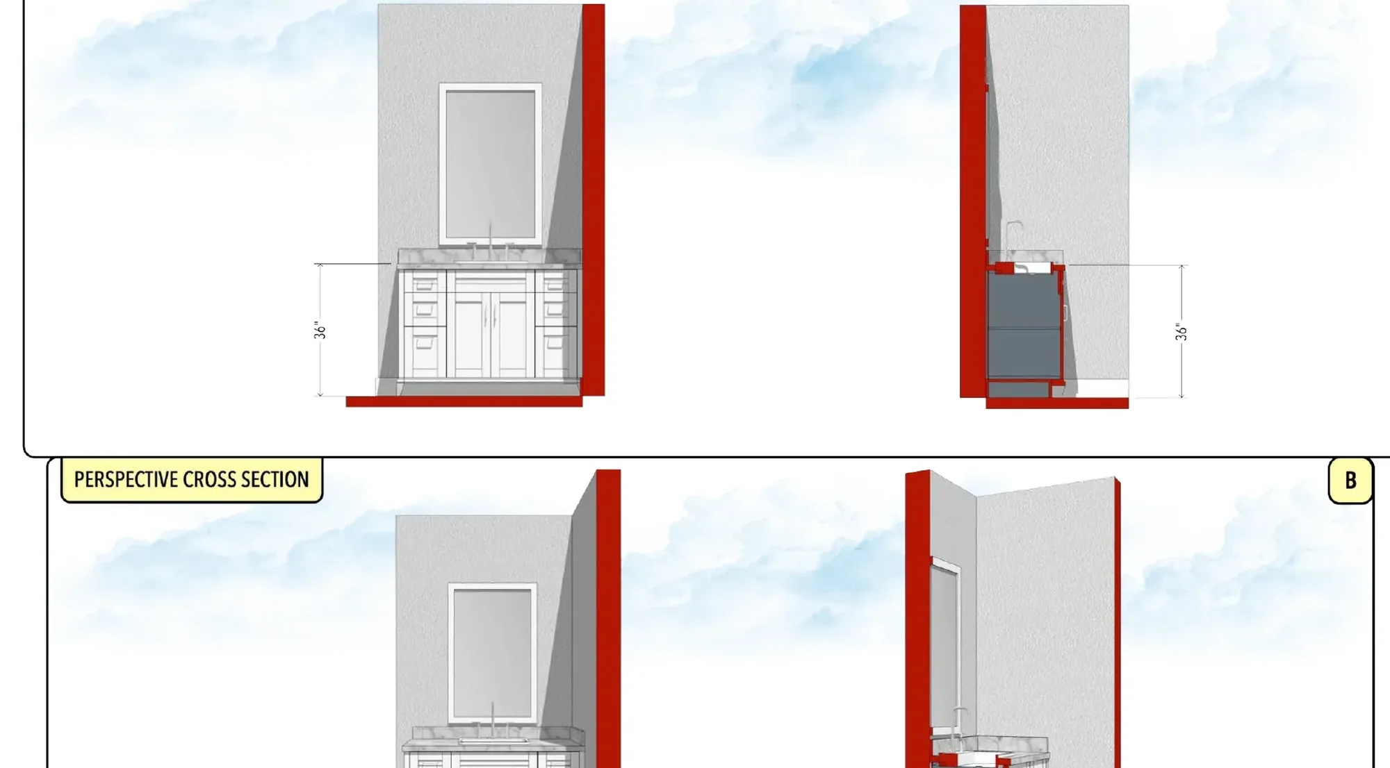 Carriage-House Bath Vanity drawing sheet 4
